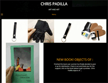 Tablet Screenshot of chrispadillaart.com